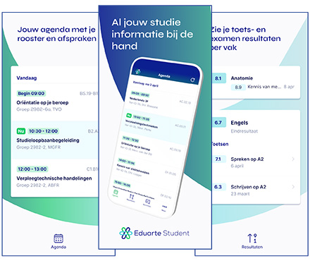 Summa College - mijn summa app Eduarte - rooster - cijfers - resultaten